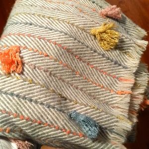Women's blanket Scarf / shawl / Pastels NWOT